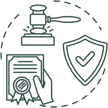 Ikona usługi prawne dla firm